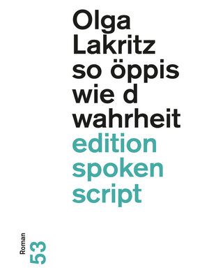 cover image of so öppis wie d wahrheit